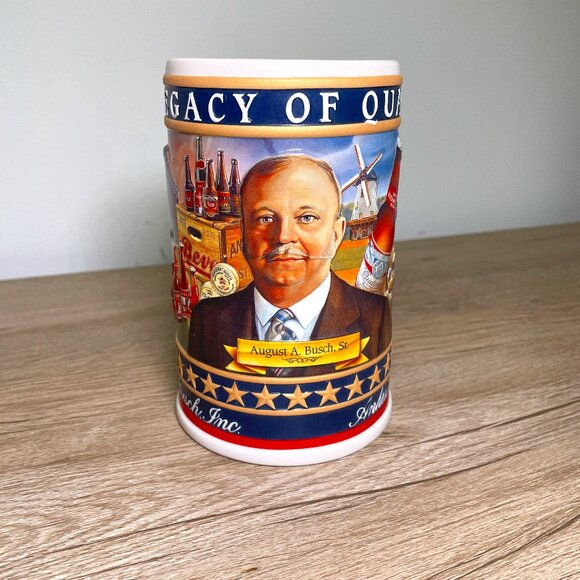 Anheuser-Busch August A. Busch Sr. 2002 State Convention Stein Mug - Picture 1 of 5